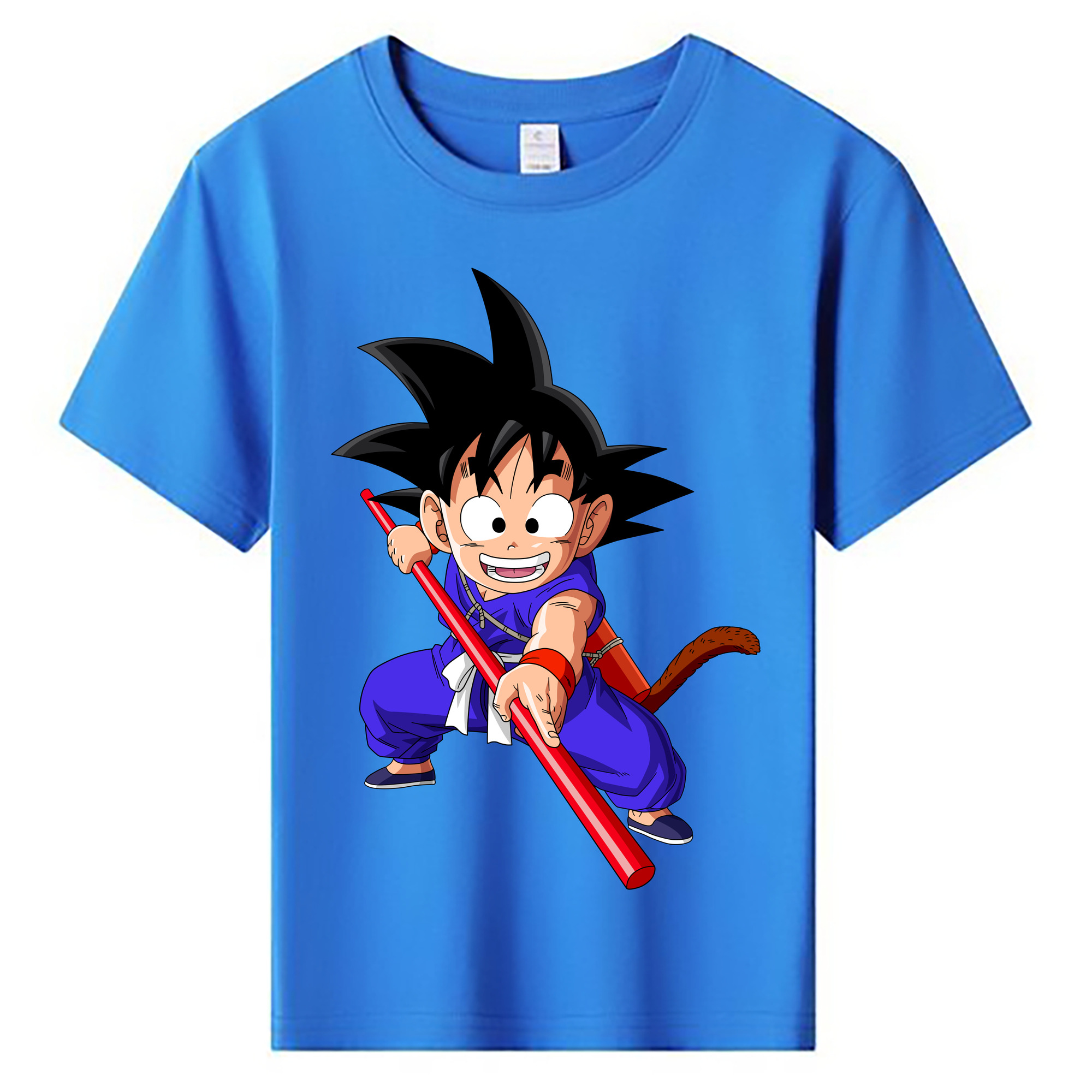 （画像用） ドラゴンボール 孫悟空（そん ごくう）Son Goku カカロット DRAGON BALL Kakarotto 綿100％キッズTシャツ（フロントプリント）